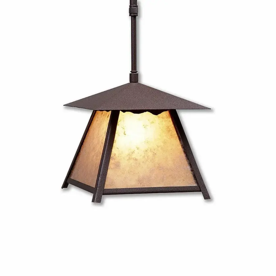 Smoky Mountain Rustic Plain One Light Pendant