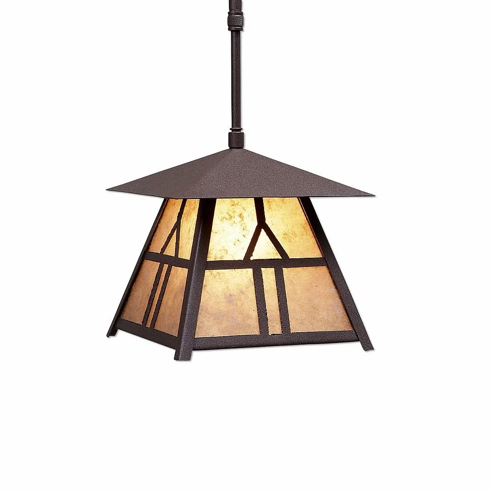 Smoky Mountain-Westhill One Light Pendant in Rustic Brown
