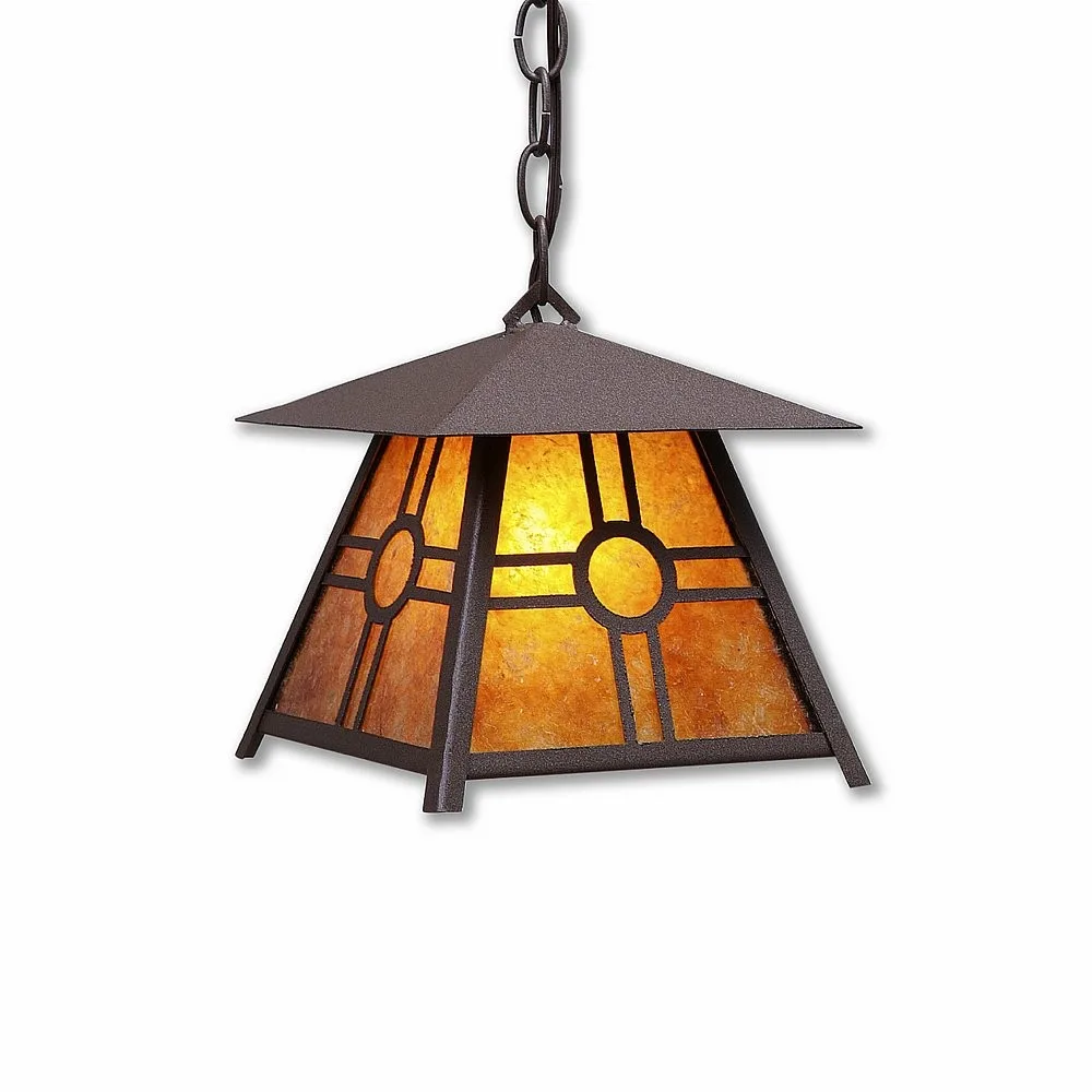 Smoky Mountain-Southview One Light Pendant in Rustic Brown
