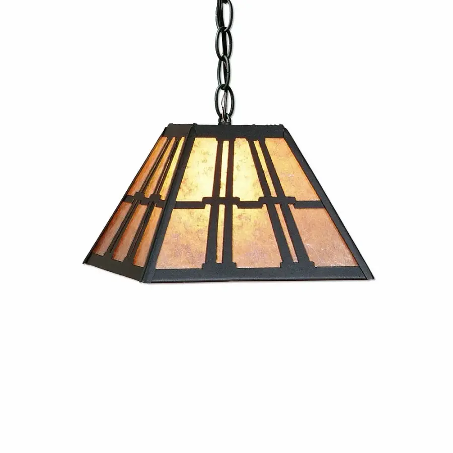 Rocky Mountain Eastlake One Light Pendant in Forest Green