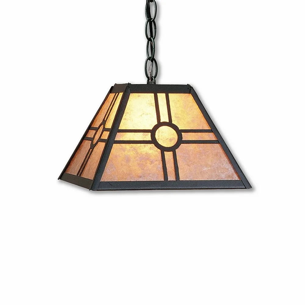 Rocky Mountain-Southview One Light Pendant in Forest Green