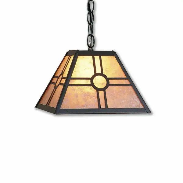 Rocky Mountain Southview One Light Pendant in Forest Green