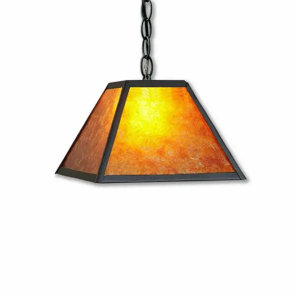 Rocky Mountain Northrim One Light Pendant in Rustic Brown