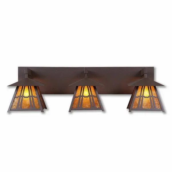 Smoky Mountain Eastlake Three Light Bath Vanity Light