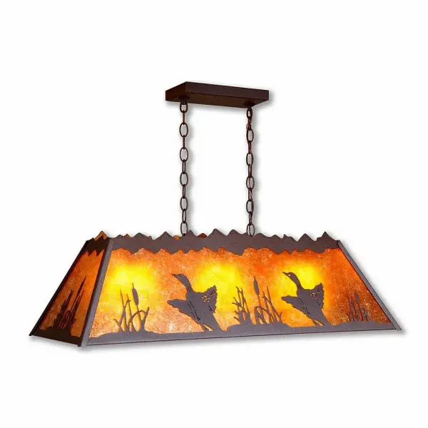 Rocky Mountain Loon Three Light Island Chandelier