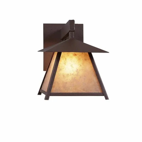 Smoky Mountain Northrim One Light Wall Sconce in Rustic Brown