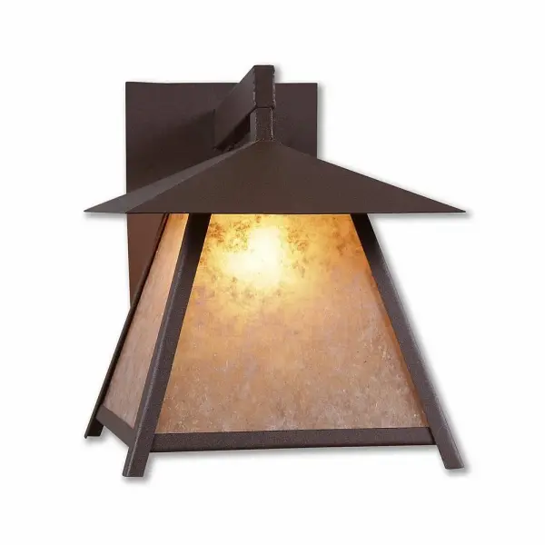 Smoky Mountain Rustic Plain One Light Wall Sconce