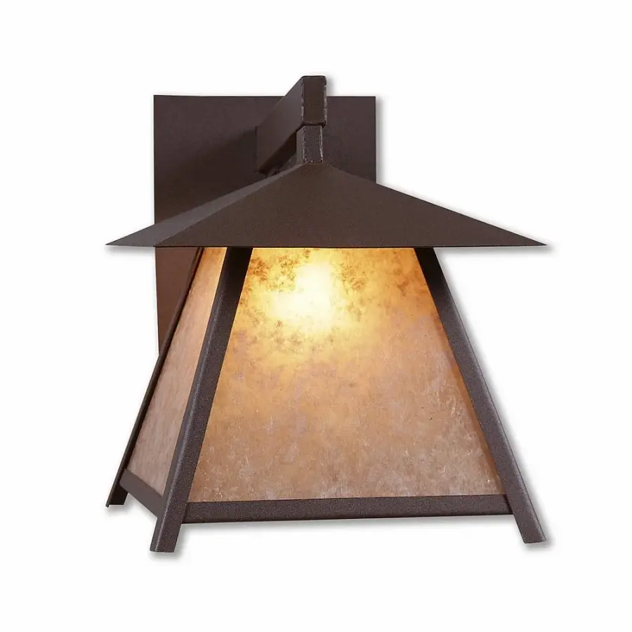 Smoky Mountain Northrim One Light Wall Sconce in Rustic Brown