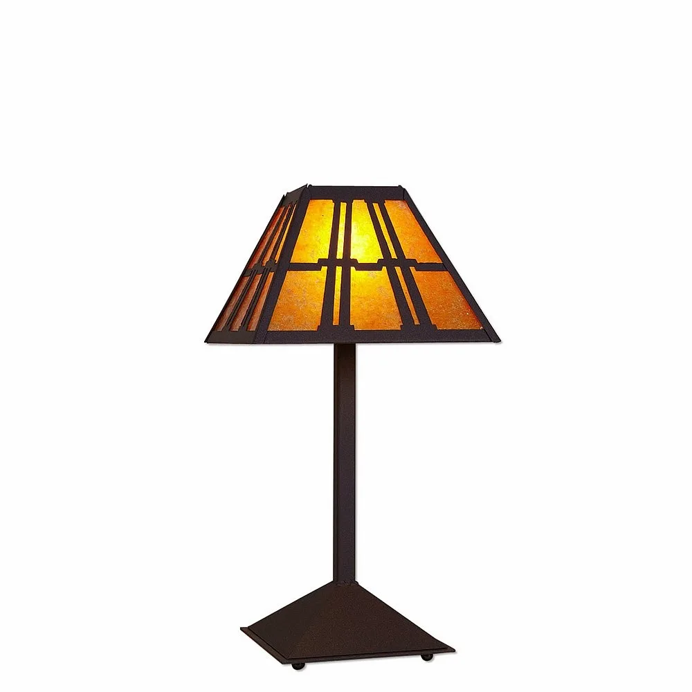 Rocky Mountain-Eastlake One Light Desk Lamp in Dark Bronze Metallic