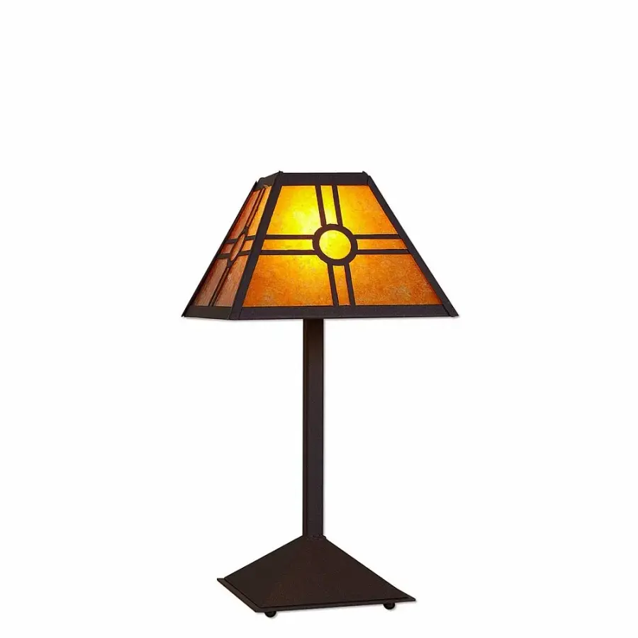 Rocky Mountain Southview One Light Desk Lamp in Dark Bronze Metallic