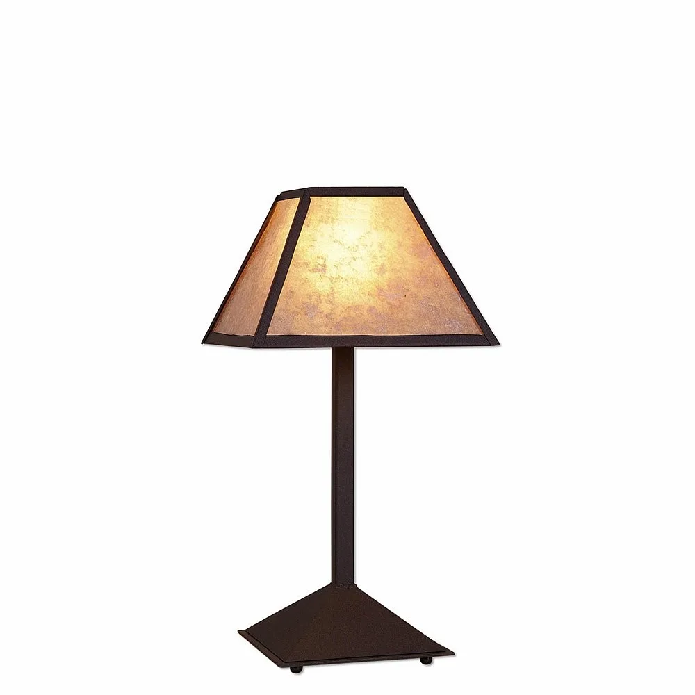 Rocky Mountain-Northrim One Light Desk Lamp in Dark Bronze Metallic