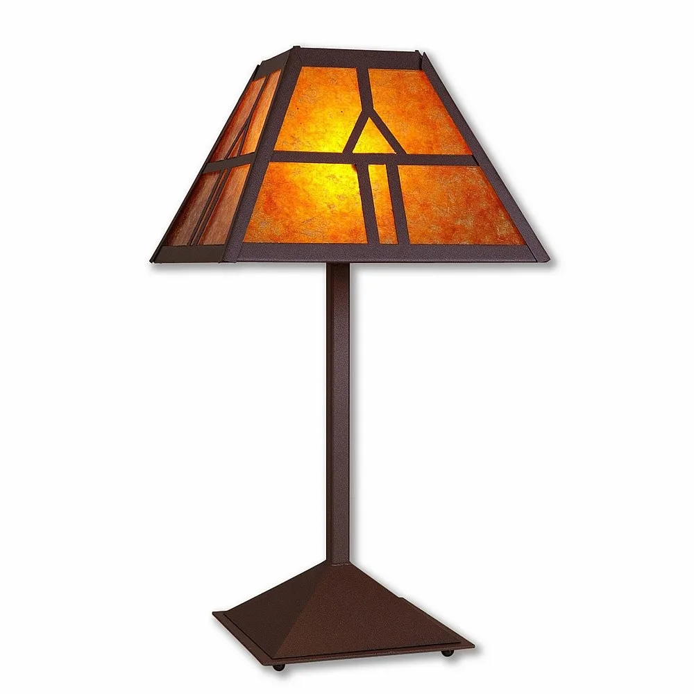 Rocky Mountain-Westhill One Light Table Lamp in Rustic Brown