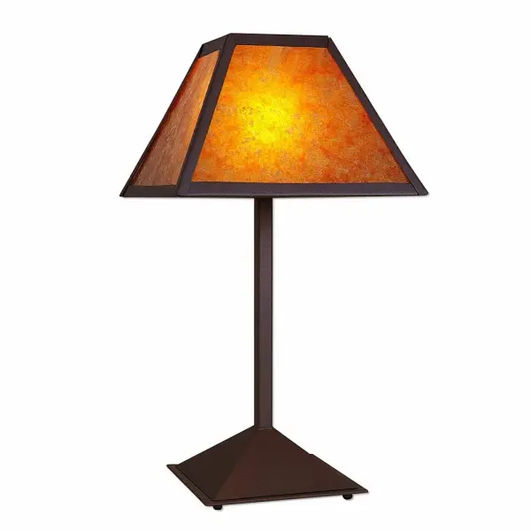 Rocky Mountain Northrim One Light Table Lamp in Rustic Brown