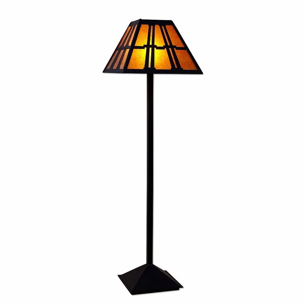 Rocky Mountain-Eastlake One Light Floor Lamp in Black Iron