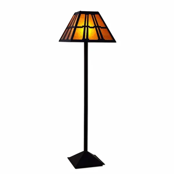 Rocky Mountain Eastlake Floor Lamp in Black Iron