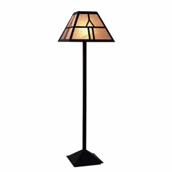 Rocky Mountain Westhill One Light Floor Lamp in Black Iron