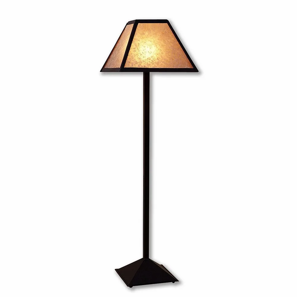 Rocky Mountain-Northrim One Light Floor Lamp in Black Iron