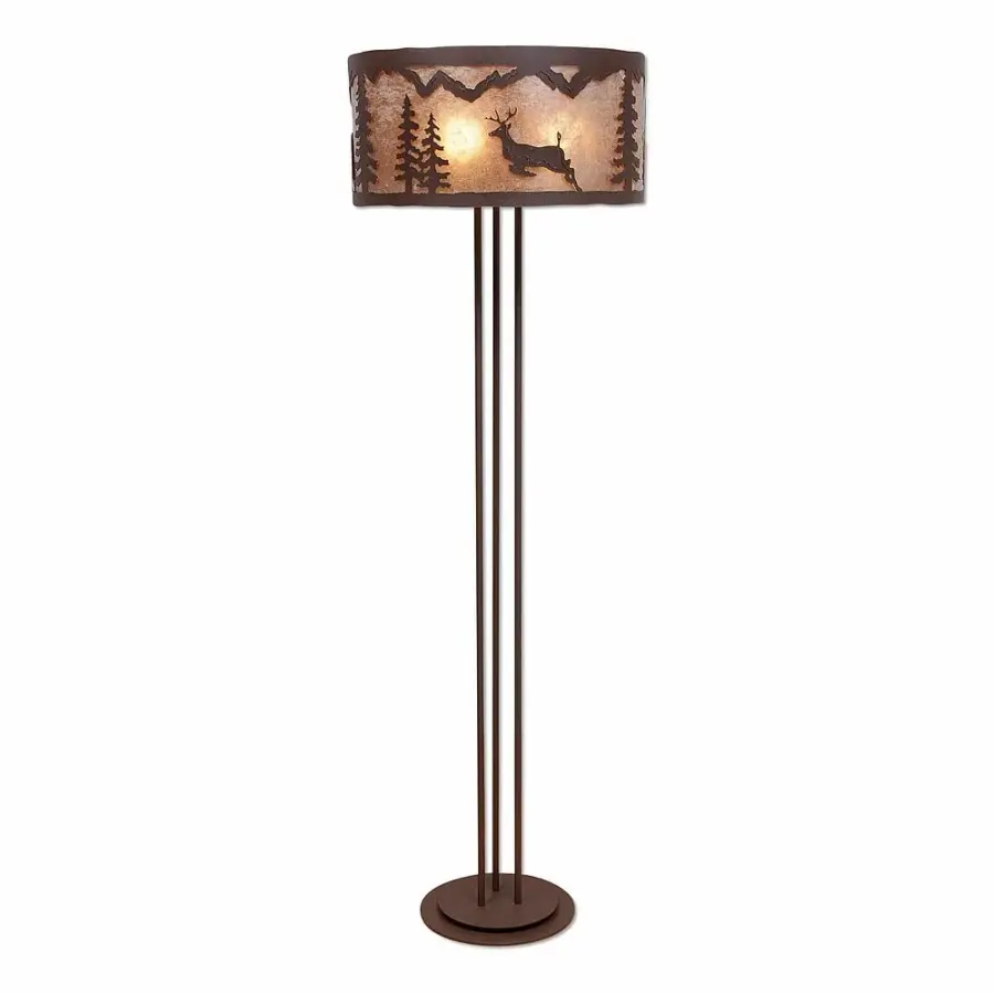 Kincaid-Valley Deer Three Light Floor Lamp