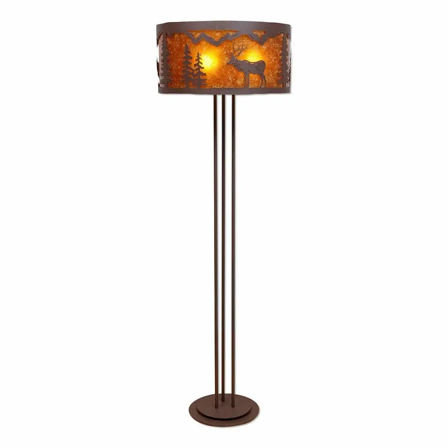 Kincaid-Valley Elk Three Light Floor Lamp