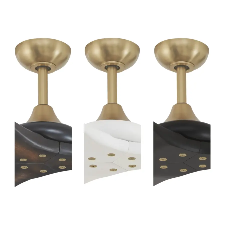 Vapor Ceiling Fan Finish Kit in Soft Brass