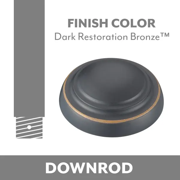 In Dark Restoration Bronze by Minka Aire