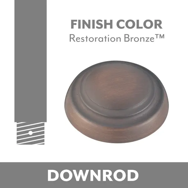 In Restoration Bronze by Minka Aire