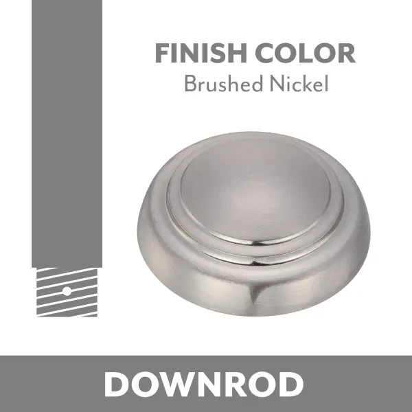 In Brushed Nickel by Minka Aire from the Minka Aire collection