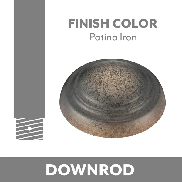 In Patina Iron by Minka Aire from the Minka Aire collection