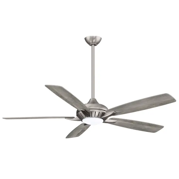 The Dyno XL combines a 60-inch span with energy-efficient DC motor technology and integrated LED lighting. Smart controls, high CRI lighting, and Energy Star certification make this an ideal choice for modern homes.