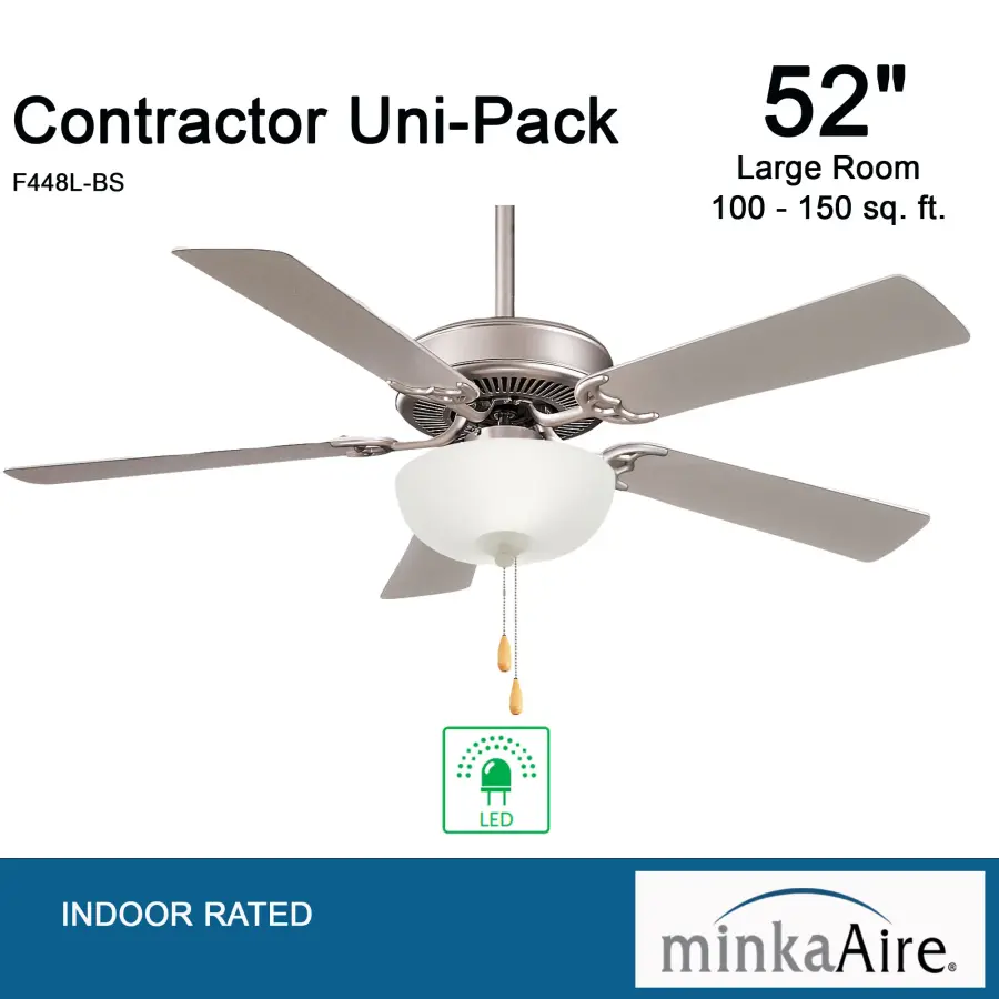Contractor Uni-Pack LED 52" Ceiling Fan - Image 3