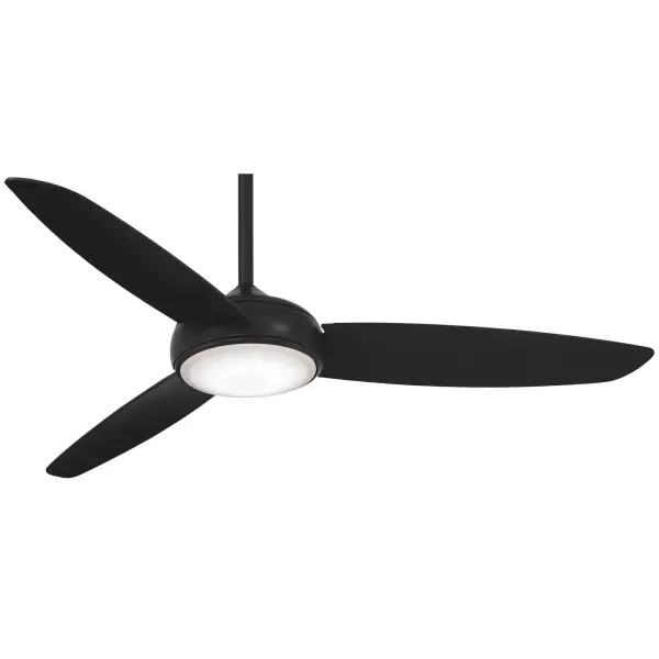 The Concept IV combines modern smart technology with energy-efficient DC motor and integrated LED lighting. Its 54-inch blade span and sleek coal finish make it ideal for contemporary spaces requiring both cooling and illumination. - alternate view