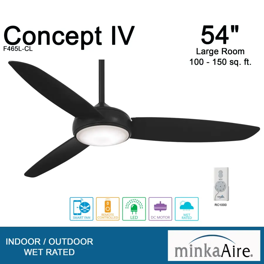 Concept IV 54" LED Smart Ceiling Fan - Image 3