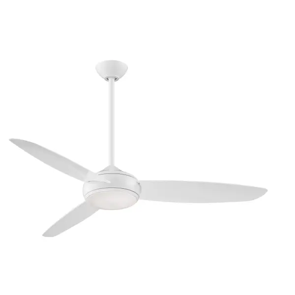 The Concept IV combines modern smart home technology with efficient DC motor performance. Its 54-inch blade span and integrated 2563-lumen LED light make it ideal for large rooms requiring both cooling and illumination.