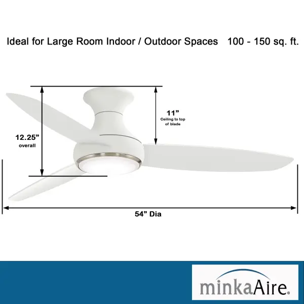 Concept III 54" LED Smart Ceiling Fan - Image 4