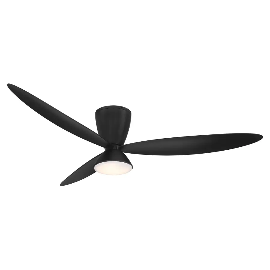 Hourglass 58" LED Smart Flush Mount Ceiling Fan - Image 1