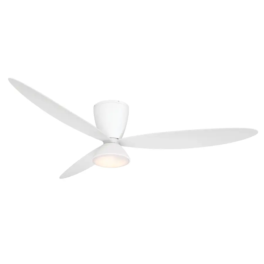Hourglass 58" LED Smart Flush Mount Ceiling Fan - Image 1