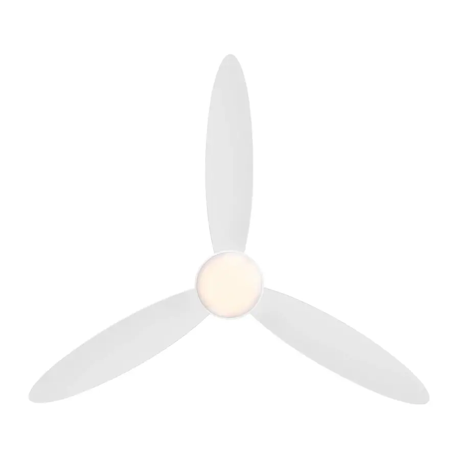 Hourglass 58" LED Smart Flush Mount Ceiling Fan - Image 2
