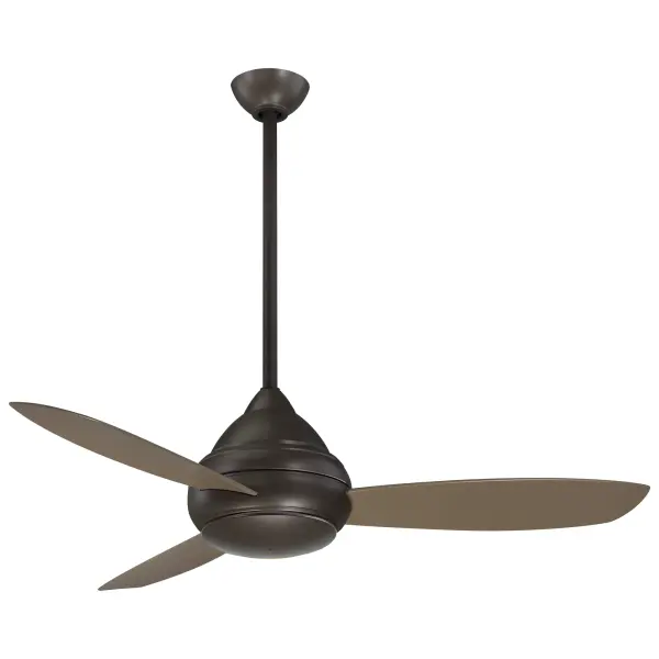 The Concept I combines indoor comfort with outdoor durability in a 52" wet-rated design. Features integrated LED lighting with exceptional 93 CRI for true color rendering, dimmable functionality, and energy-efficient operation.