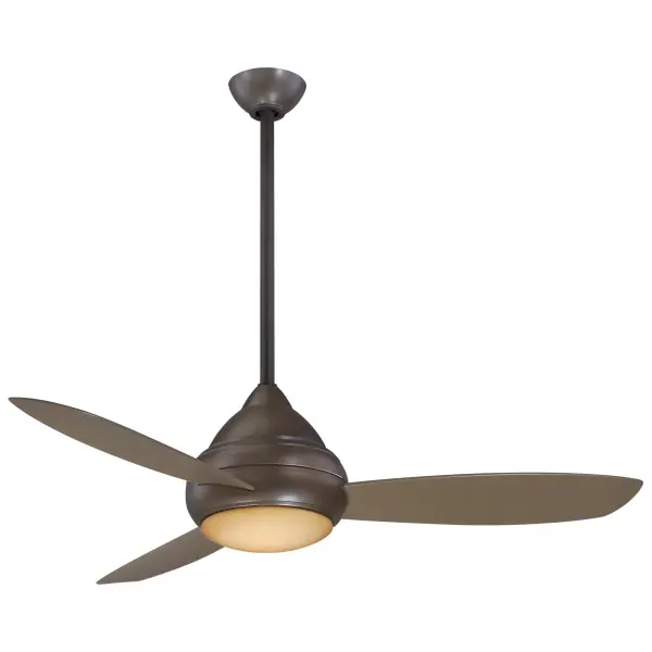 The Concept I combines indoor comfort with outdoor durability in a 52" wet-rated design. Features integrated LED lighting with exceptional 93 CRI for true color rendering, dimmable functionality, and energy-efficient operation. - alternate view