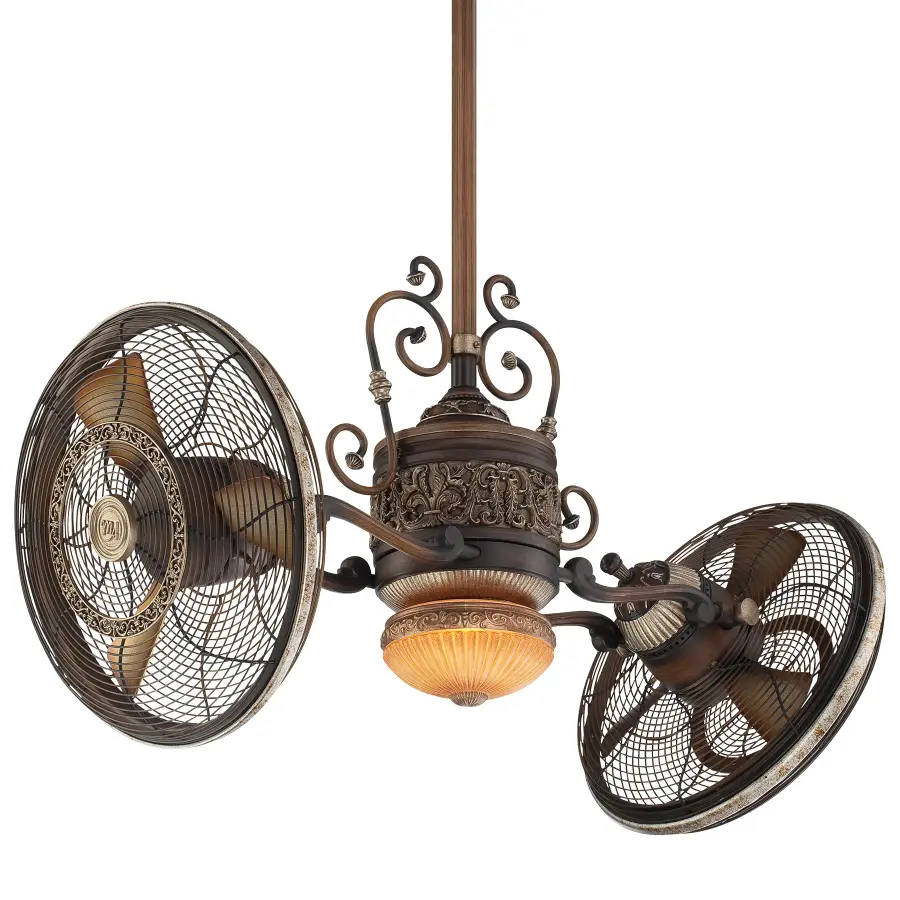Traditional Gyro 42" LED Ceiling Fan with Light