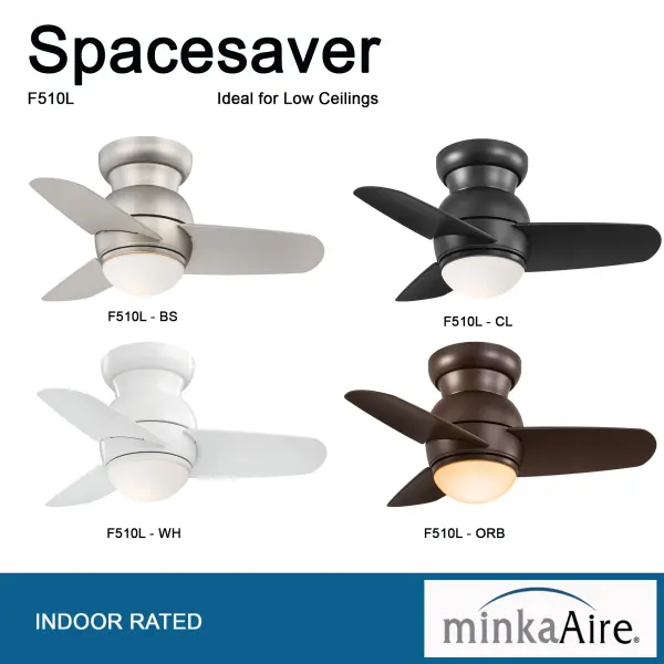 Spacesaver 26" LED Ceiling Fan with Light - Image 4
