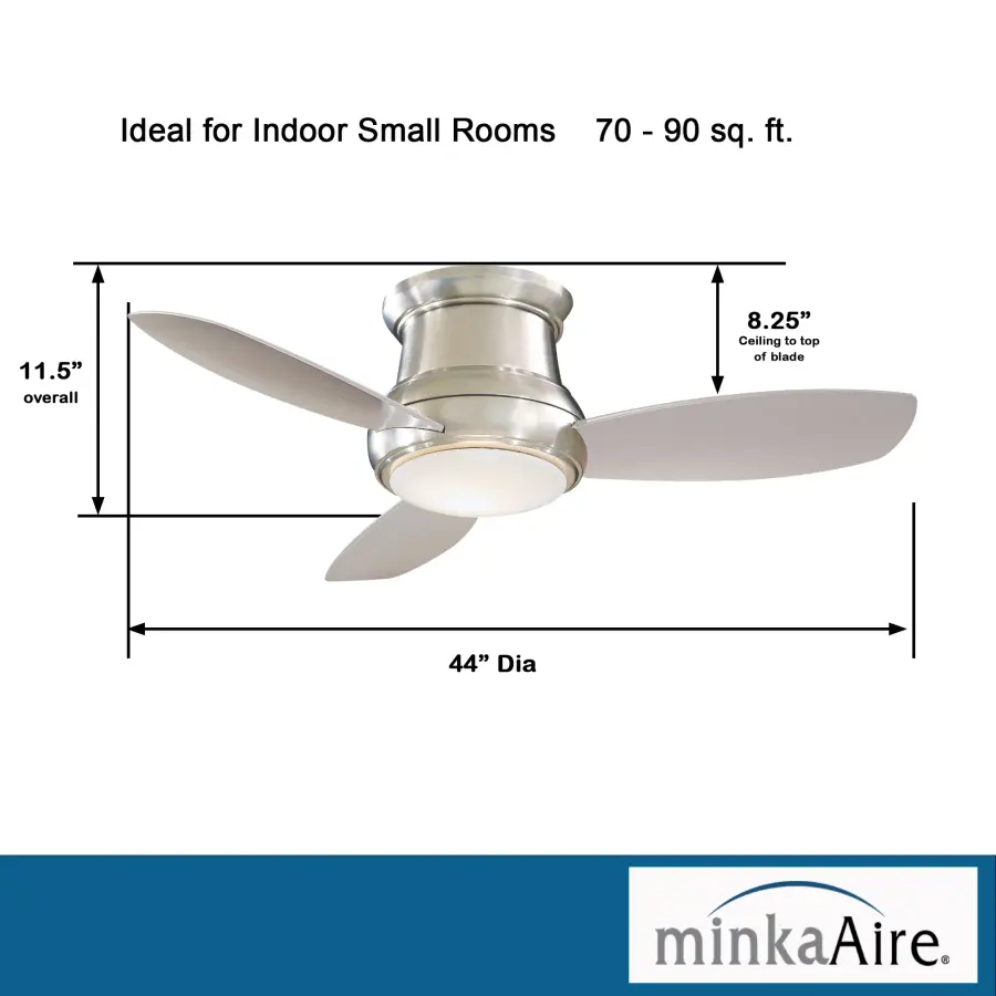 Concept II 44" LED Ceiling Fan with Light - Image 4