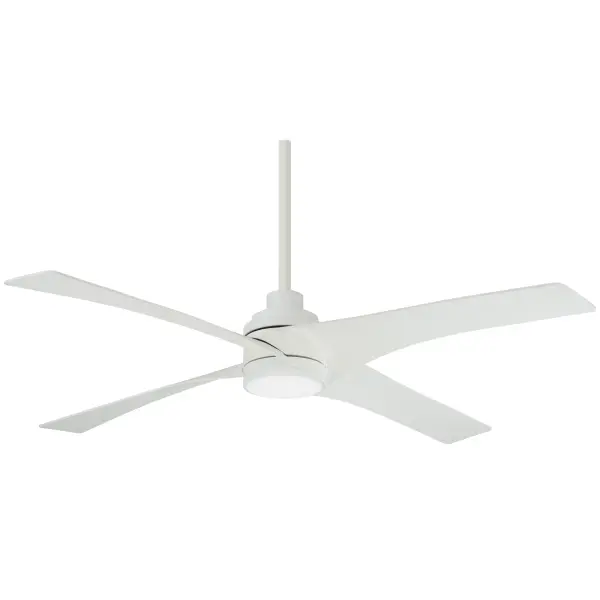 The Swept ceiling fan combines contemporary design with high-performance DC motor technology and integrated LED lighting. Its 56" blade span efficiently circulates air in large rooms while the 1100+ lumen LED with 96 CRI provides exceptional color rendering.