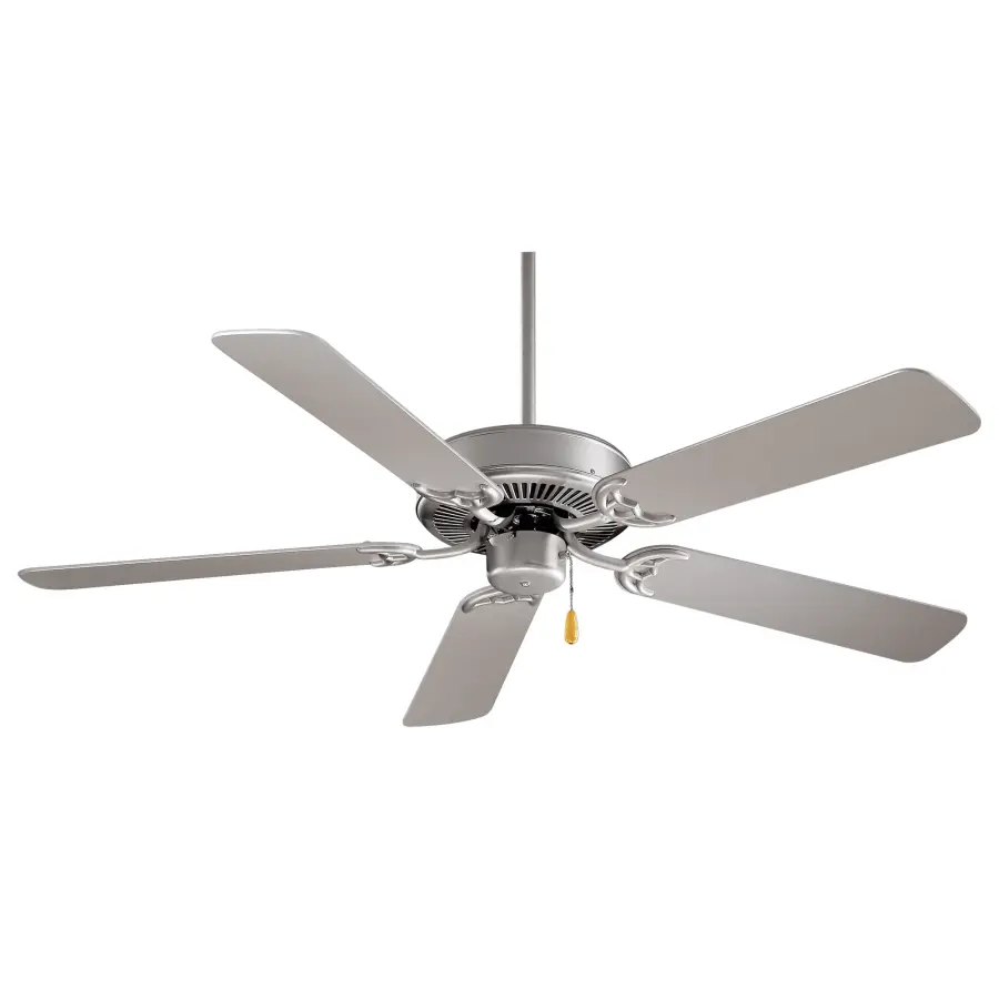 Reliable 42" Contractor-Grade Fan with Brushed Steel Finish