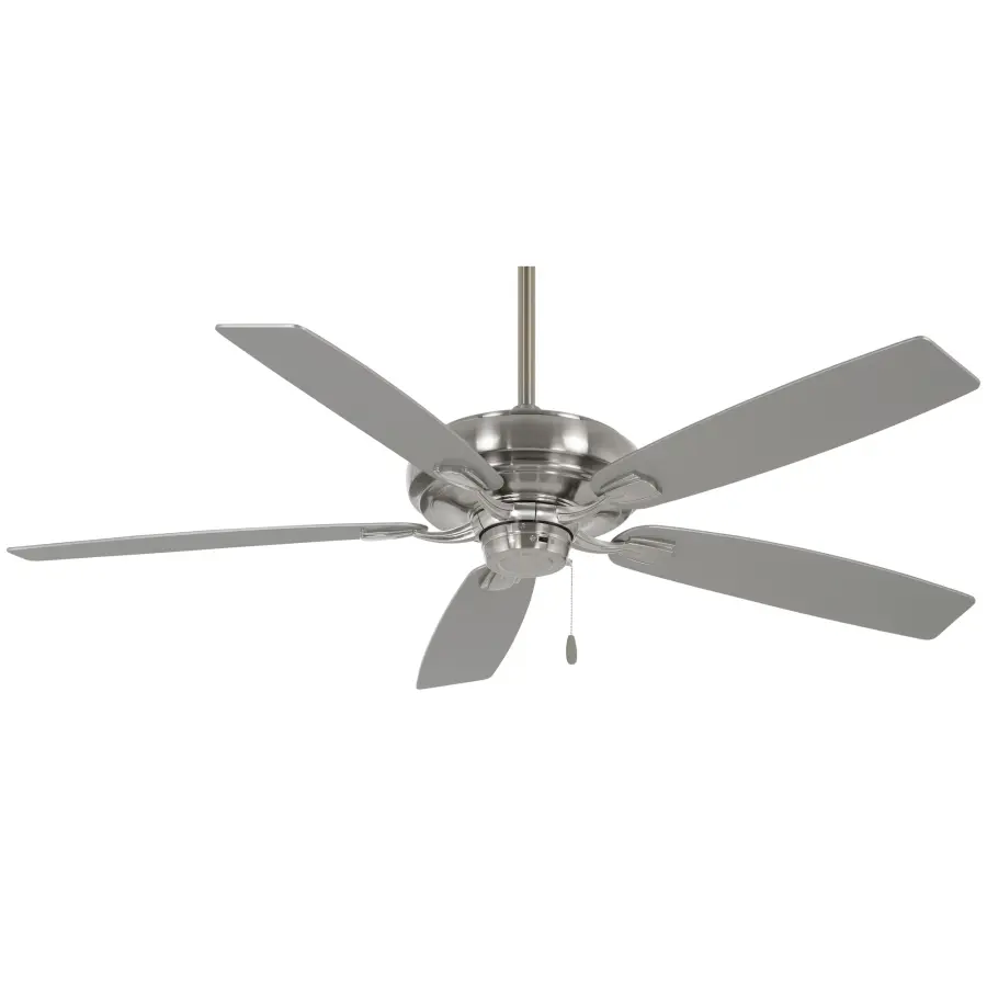 Energy-Efficient 60" Fan with Modern Brushed Nickel Finish