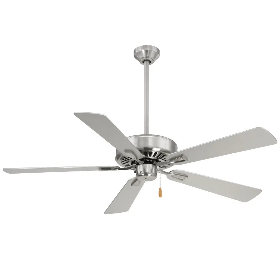 Reliable 52" Ceiling Fan with Classic Brushed Nickel Finish