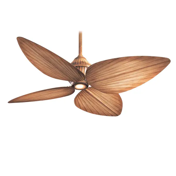 The Gauguin ceiling fan combines tropical aesthetics with modern LED efficiency. Its 52-inch blade span and Bahama Beige finish create a relaxed, coastal atmosphere while delivering reliable air circulation and 500 lumens of high-CRI lighting.