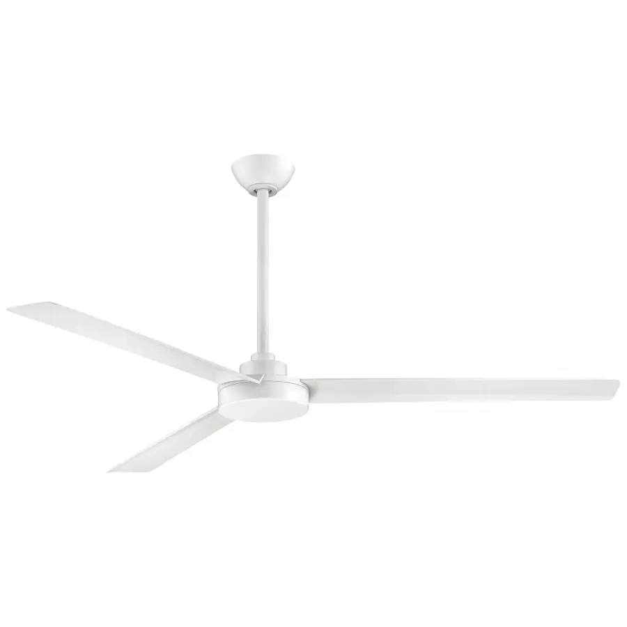 Roto XL 62" Ceiling Fan in Flat White