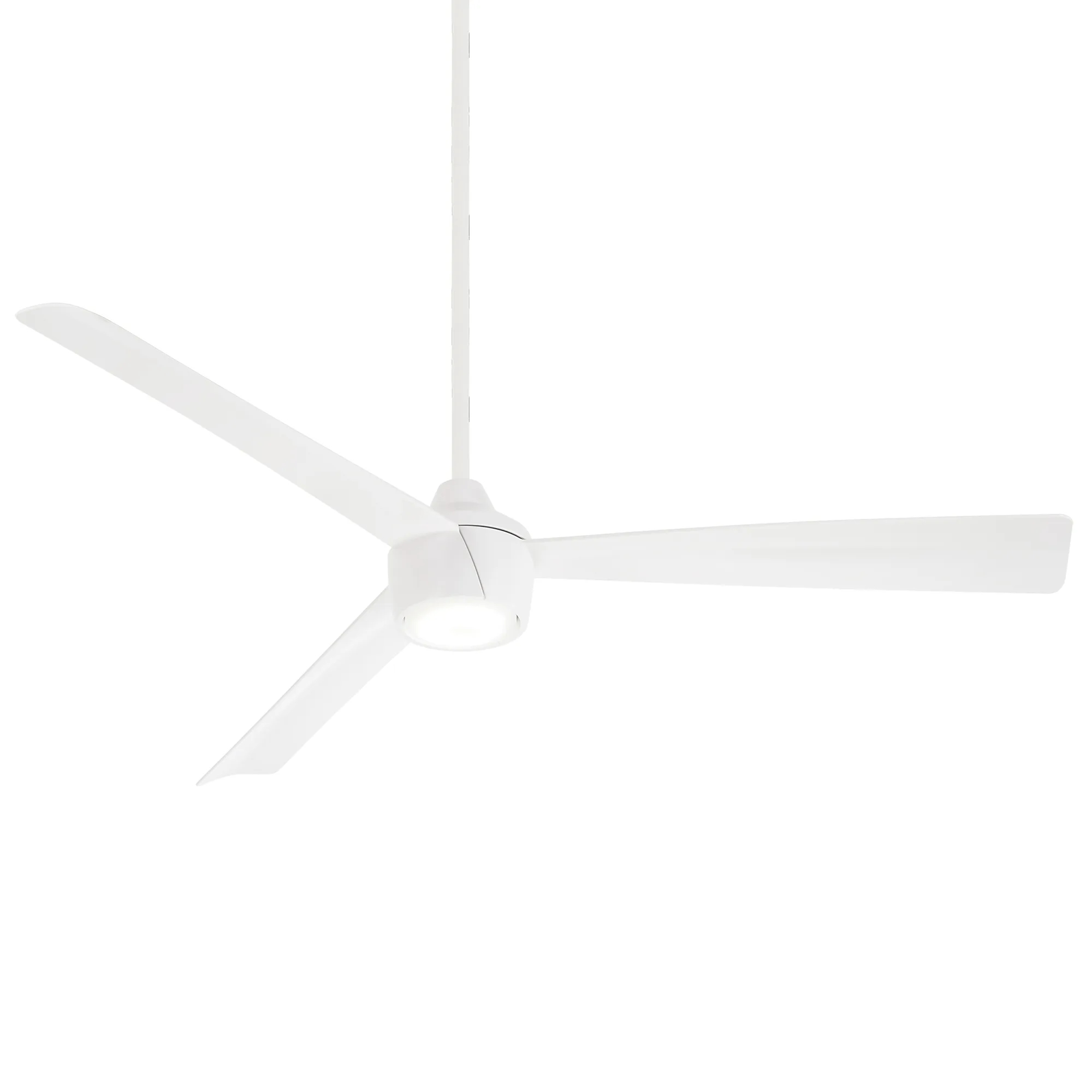 Skinnie 56" LED Ceiling Fan in Flat White