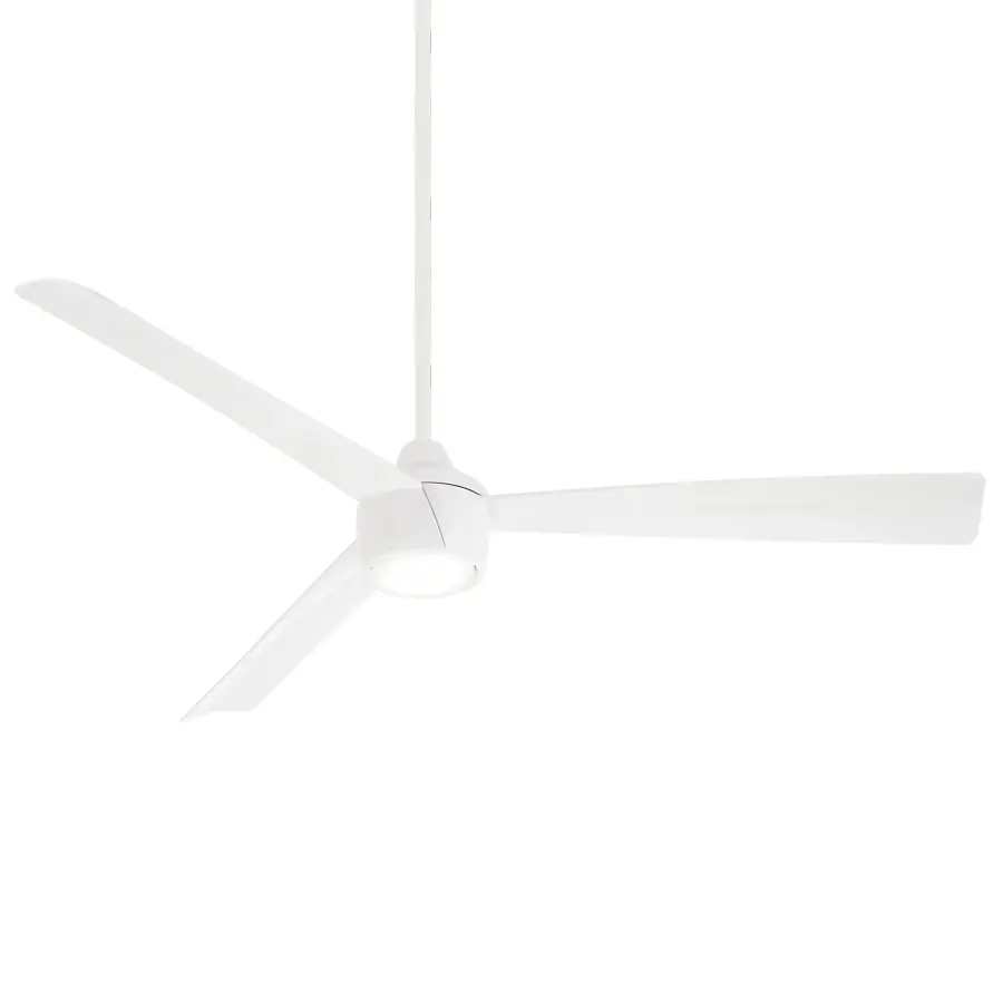 Skinnie 56" LED Ceiling Fan in Flat White